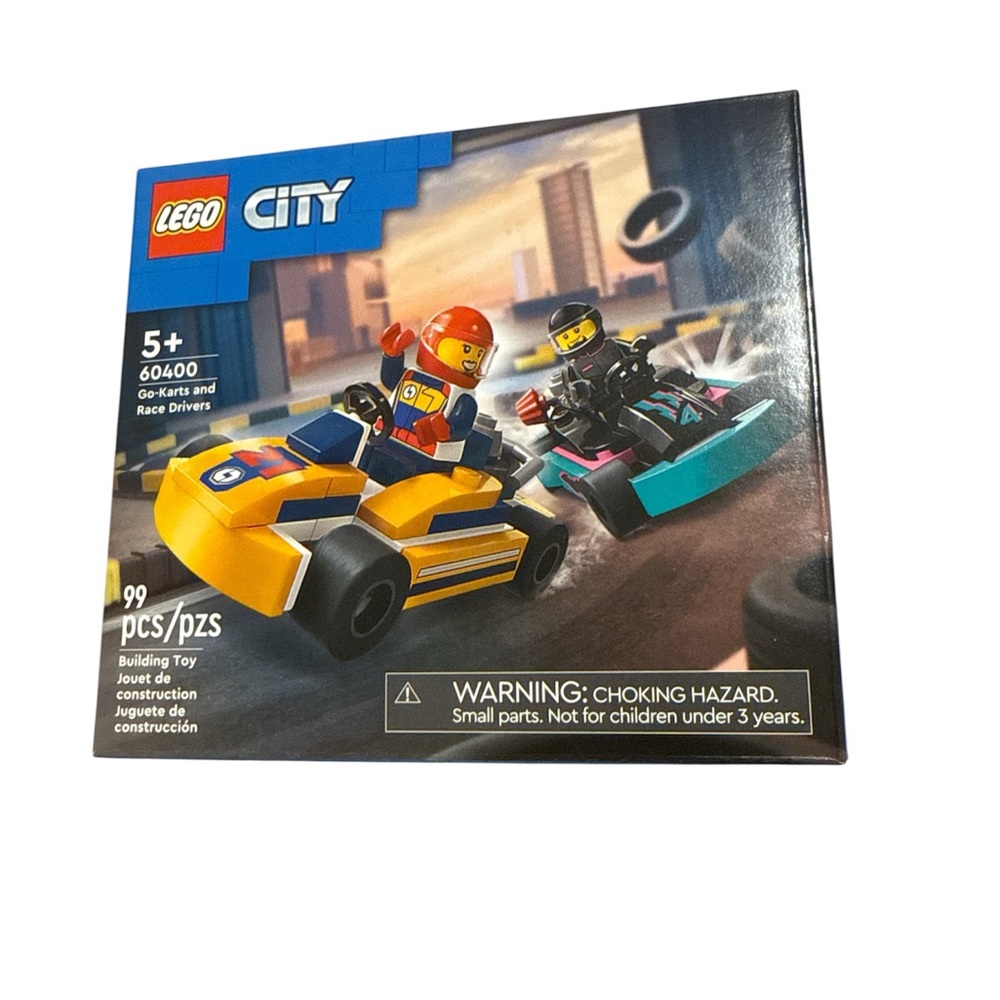 LEGO City Go-Karts Racing Set - Yellow and Black NEW